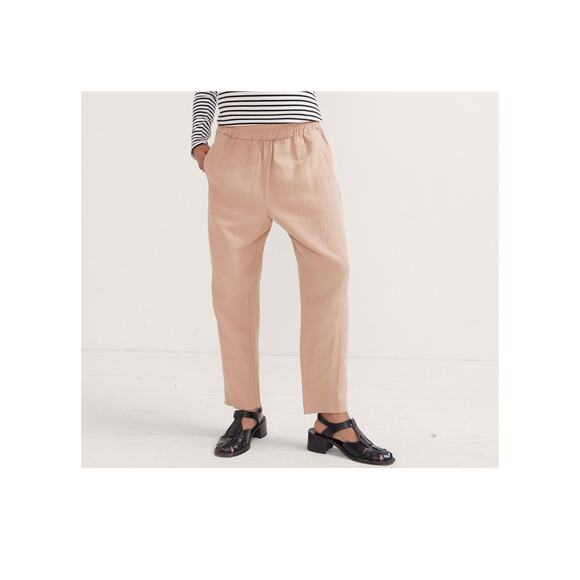 Hatch Collection 'The Asher' Tan Straight Taper Pant Size 2 - NWT - Picture 1 of 4